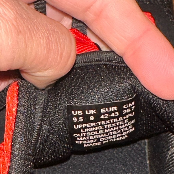 RBX size 9.5 men’s red black sneakers tennis running shoes - Picture 5 of 7